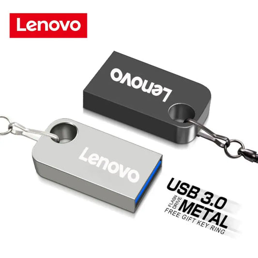 Lenovo Mini Pen Drive USB3.1 Portable Waterproof U Disk 2TB 1tb 512GB Memory High Speed Data Transmission Metal Usb Flash Drive
